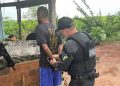 Polícia Civil durante operação Descarrilho II — Foto: Polícia Civil